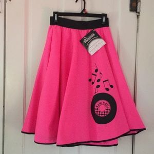50s record puddle style skirt
